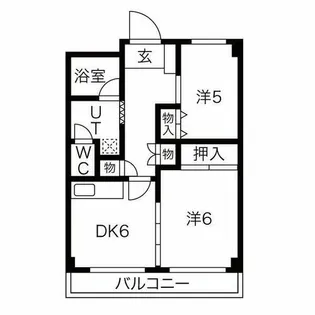 アーバンレジデンス吹上【6階】の間取り