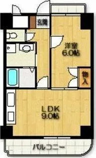 セラヴィ千種【4階】の間取り