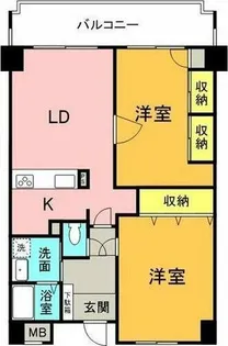 グランデ元塩【802号室】の間取り