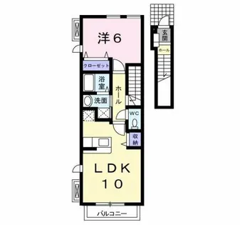 サニーヴィラ A【2階】の間取り