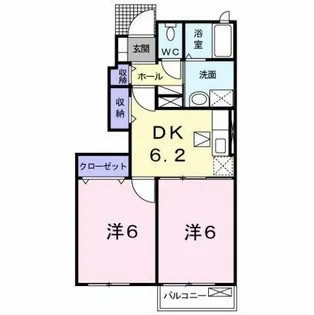 サニー・ハウス【1階】の間取り