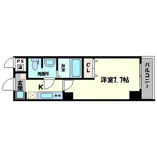 ルミエール清水谷【2階】の間取り