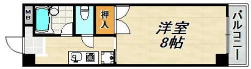 ときわ妙法寺レクラン【1階】の間取り