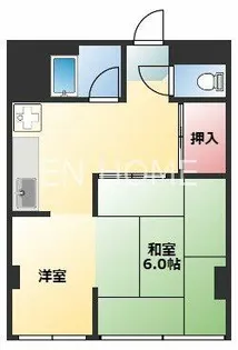 第一銭辰ビル【2階】の間取り