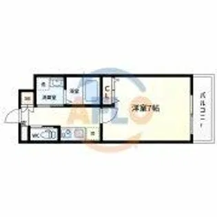 クローバー・グランデ長居公園【2階】の間取り