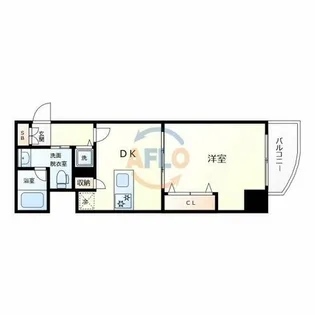 インボイス難波南レジデンス【4階】の間取り