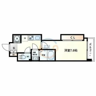Luxe難波西Ⅱ【2階】の間取り