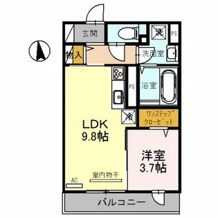 サニーコート【3階】の間取り