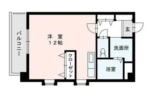 グレイスフルマンション東比恵【206号室】の間取り