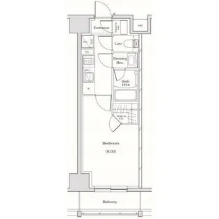 ザ・パークハビオ名古屋松原【4階】の間取り