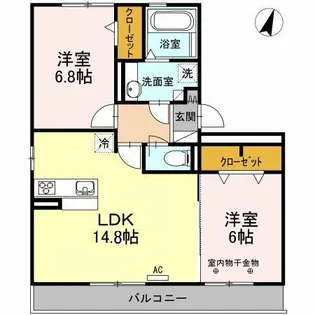 マルベル N【1階】の間取り