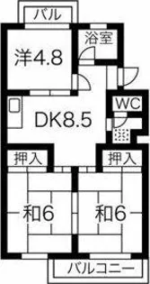 杉本ビル【4階】の間取り