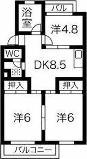 杉本ビル【4階】の間取り
