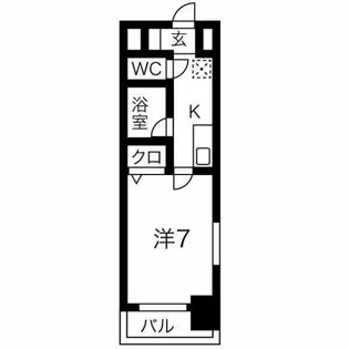 T’sDream新生【706号室】の間取り