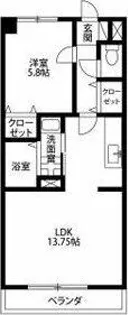 アンプルール ベトン J・T【4階】の間取り