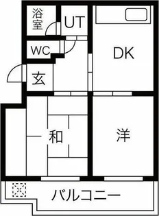 コーポ栄【A-2号室】の間取り