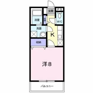 メルベーユ【1階】の間取り