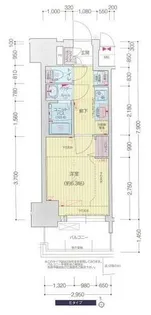 プレサンス新栄ユリシス【1209号室】の間取り