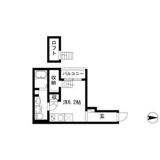 LE COCON 東中島町【103号室】の間取り