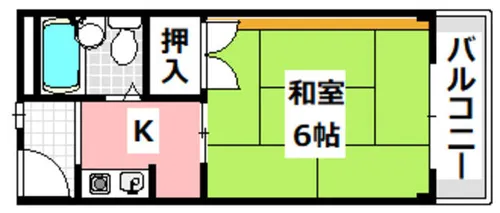 ハイツカメリア【1階】の間取り