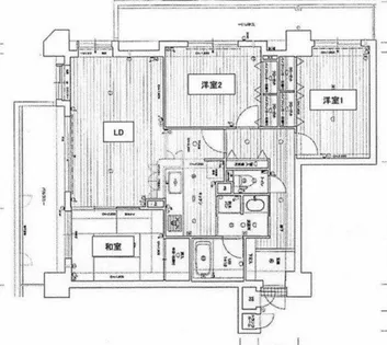 リーガル西梅田【5階】の間取り