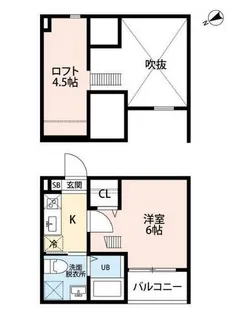 Grace 枇杷島【205号室】の間取り