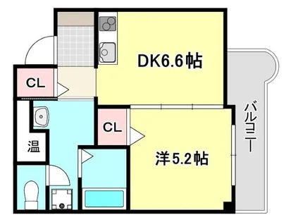 チェリービュウ芦屋川【5階】の間取り