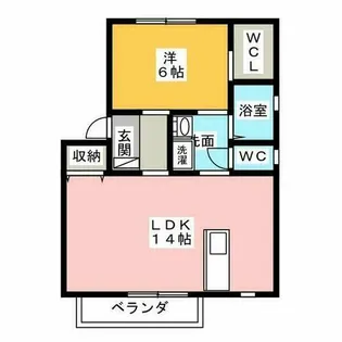 ラヴィータミユキ【201号室】の間取り
