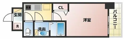 Alivis福島海老江(旧フォーリアライズ福島ルノン)【4階】の間取り