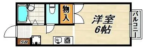 メゾンマーメイド【1階】の間取り