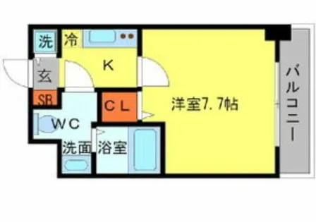 SERENiTE日本橋SUD【11階】の間取り