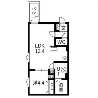 DEVELD西又兵ヱ【2階】の間取り