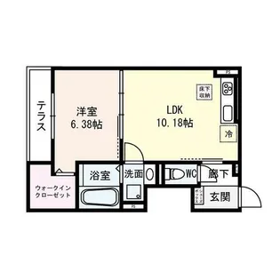Villa riviere【3階】の間取り