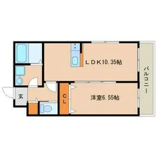 ネクステージ立花2番館【1階】の間取り