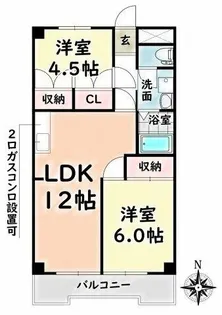 愛知県名古屋市南区観音町4丁目【マンション】の間取り