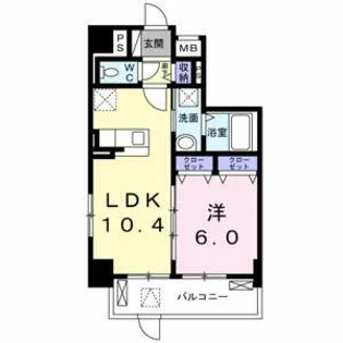 クラシェス深江【8階】の間取り
