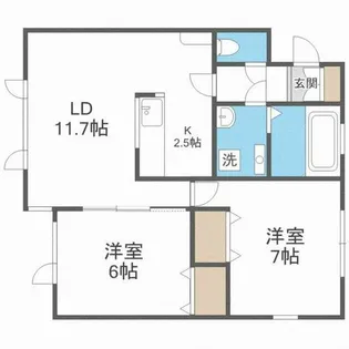 パーセルN28【2階】の間取り