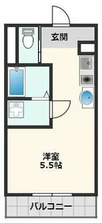 ヴィラほった【3階】の間取り