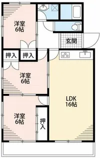 ドミール光ヶ丘【102号室】の間取り