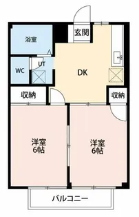シティハイツパール【1階】の間取り