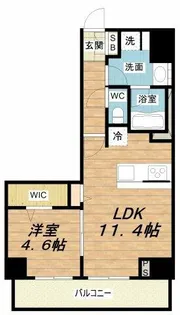 LAZO内久宝寺【2階】の間取り