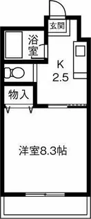 J2ハイツ【202号室】の間取り