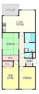 ヴェナビスタ石切【2階】の間取り