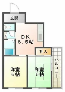 ハイツ高丸【2階】の間取り