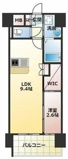 セレニテ東三国ミラク【2階】の間取り