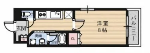 ロイヤルカーサ東天満【5階】の間取り