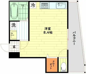 フェリーチェ福島【2階】の間取り