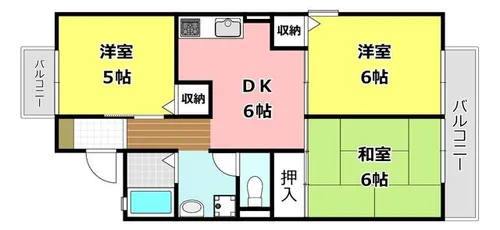 グリーンメドウⅡ【2階】の間取り