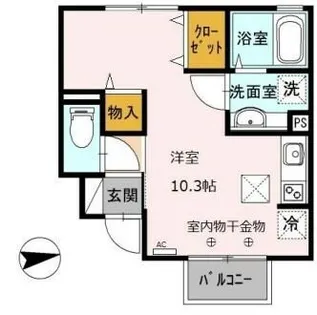 アバンセグリーンⅡ【1階】の間取り