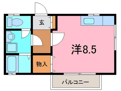 フォレスト芳川【201号室】の間取り